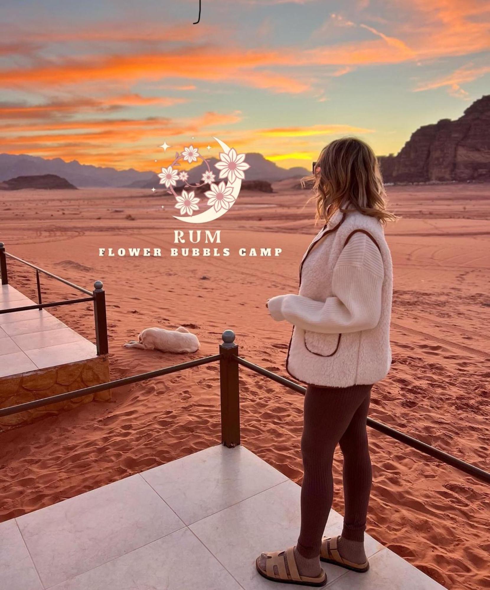 Rum Flower Bubbles Luxury Camp Wadi Rum Exterior foto