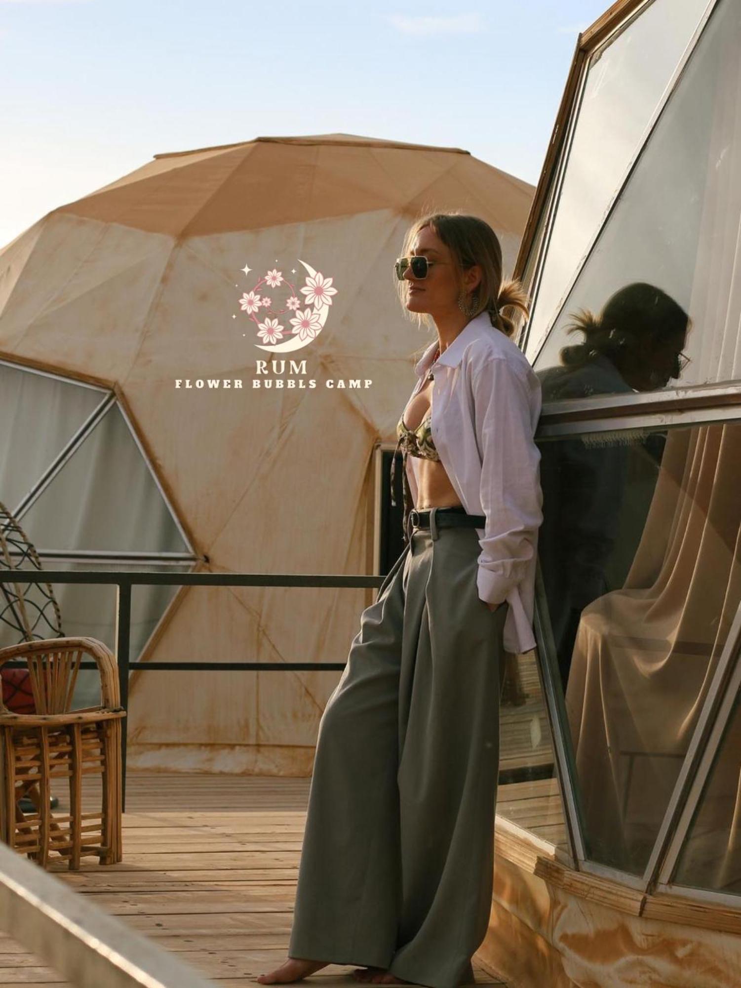 Rum Flower Bubbles Luxury Camp Wadi Rum Exterior foto
