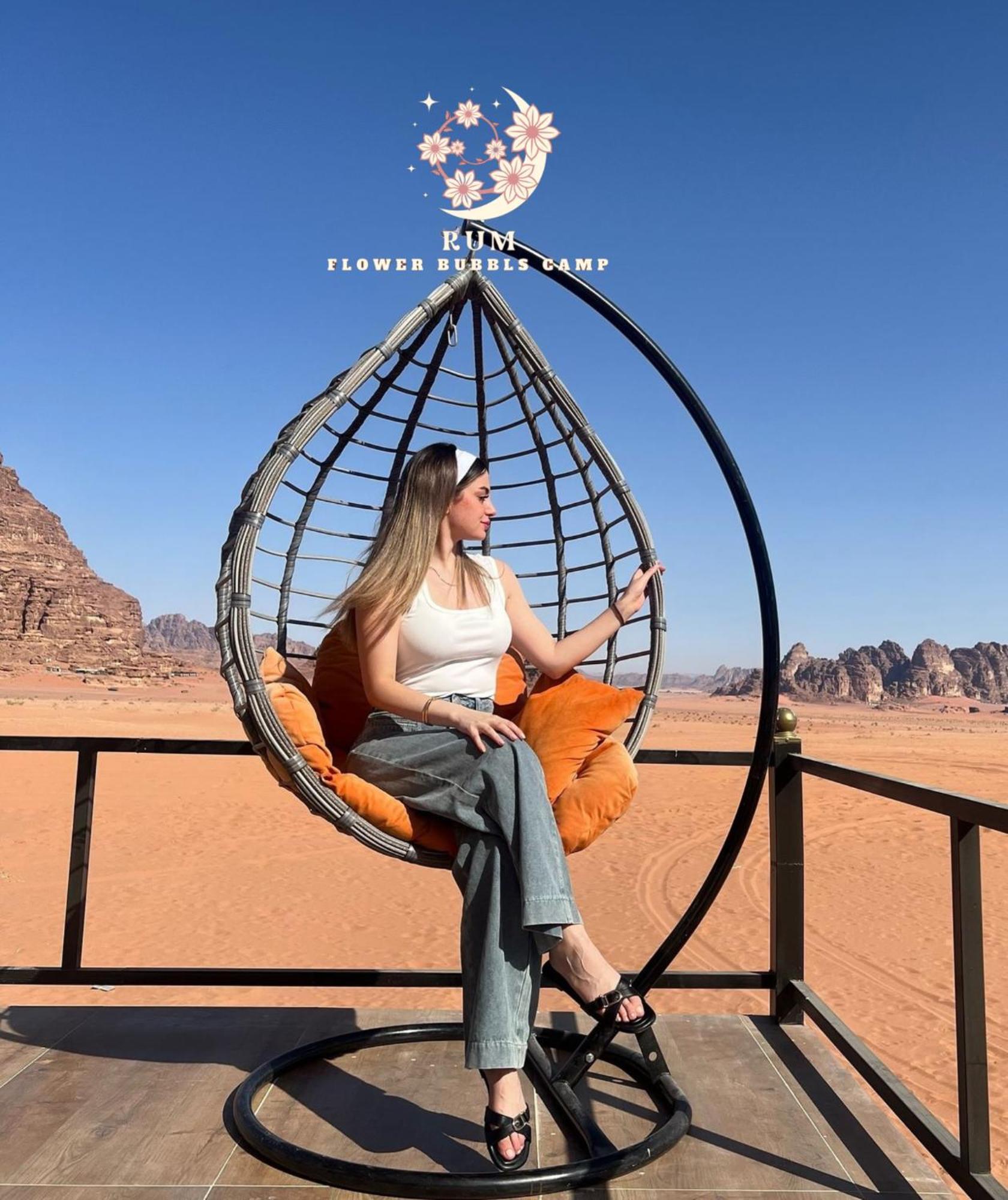 Rum Flower Bubbles Luxury Camp Wadi Rum Exterior foto